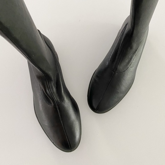 Clergerie Paris Modena Leather Over The Knee Flatform Boots Size FR 37 NIB - Picture 11 of 13